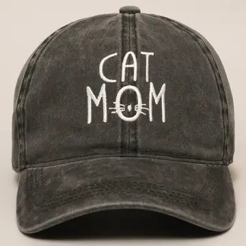 Fashion City Ball Cap - Cat Mom